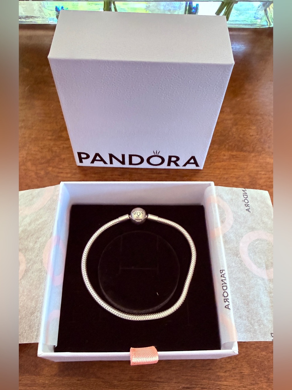 Pandora Moments snake chain bracelet 7.5 inches